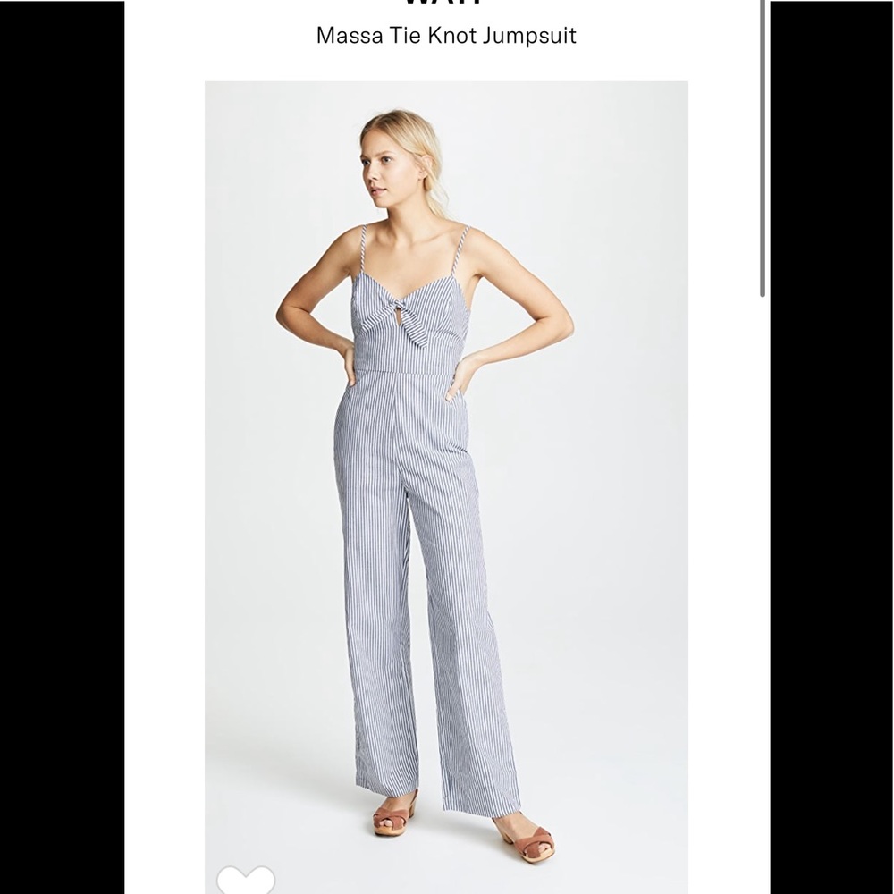 WAYF Massa Tie Knot Jumpsuit Size Small